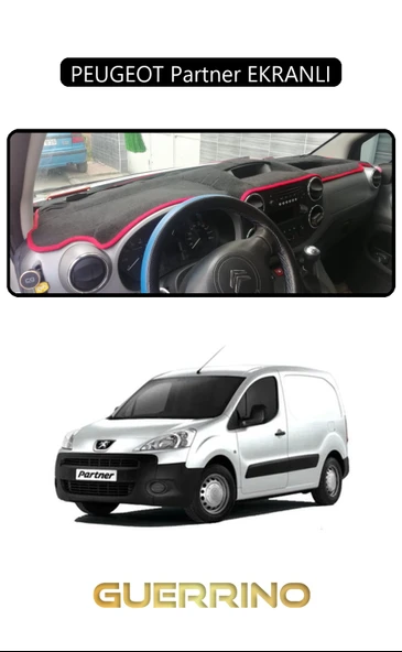 NEYA  PEUGEOT Partner EKRANLITORPİDO KORUMA HALISI SİYAH KENAR ürün görseli 1