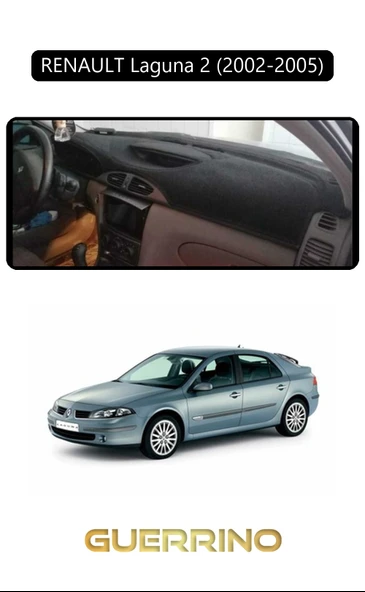 NEYA  RENAULT Laguna 2 (2002-2005)TORPİDO KORUMA HALISI SİYAH KENAR ürün görseli 1