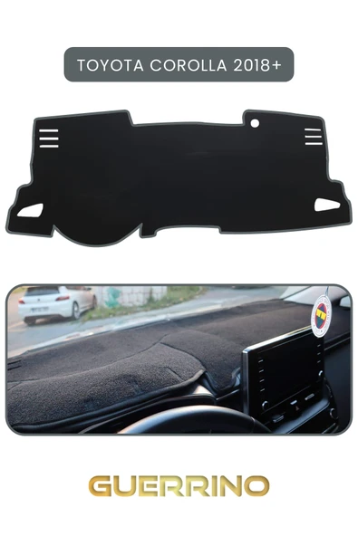 NEYA  TOYOTA Corolla  (2018+)TORPİDO KORUMA HALISI GRİ KENAR ürün görseli 1