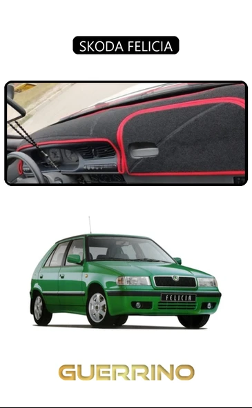 NEYA  SKODA FELICIATORPİDO KORUMA HALISI SİYAH KENAR ürün görseli 1