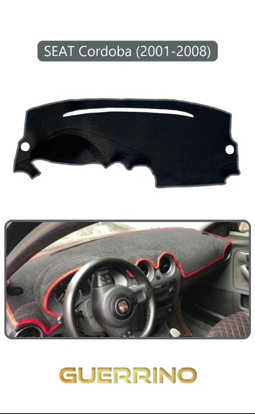 NEYA  SEAT Cordoba (2001-2008)TORPİDO KORUMA HALISI GRİ KENAR ürün görseli 1