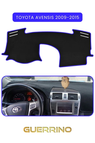 NEYA  TOYOTA Avensis (2009-2015)TORPİDO KORUMA HALISI MAVİ KENAR ürün görseli 1