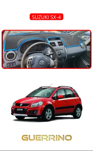 NEYA  SUZUKI SX-4TORPİDO KORUMA HALISI KIRMIZI KENAR ürün görseli 1