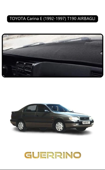 NEYA  TOYOTA Carina E (1992-1997) T190TORPİDO KORUMA HALISI SİYAH KENAR