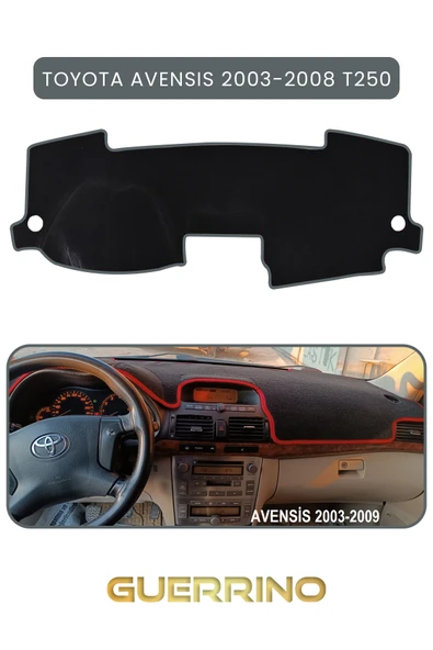 NEYA  TOYOTA Avensis (2003-2008) t250TORPİDO KORUMA HALISI GRİ KENAR