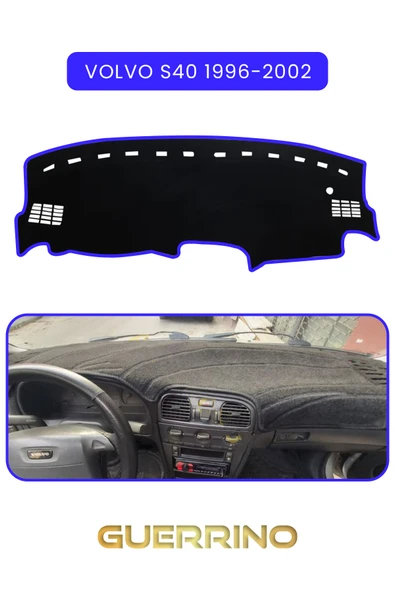 NEYA  VOLVO S40 (1996-2002)TORPİDO KORUMA HALISI MAVİ KENAR ürün görseli 1