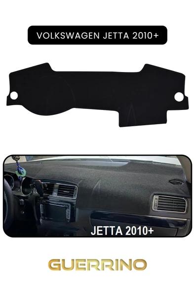 NEYA  VOLKSWAGEN Jetta (2010+)TORPİDO KORUMA HALISI SİYAH KENAR