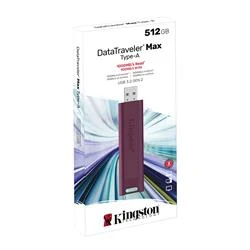 Kingston DTMAXA-512GB 512GB DataTraveler Max Type-A 1000R-900W USB 3.2 Gen 2 Flash Bellek - 4