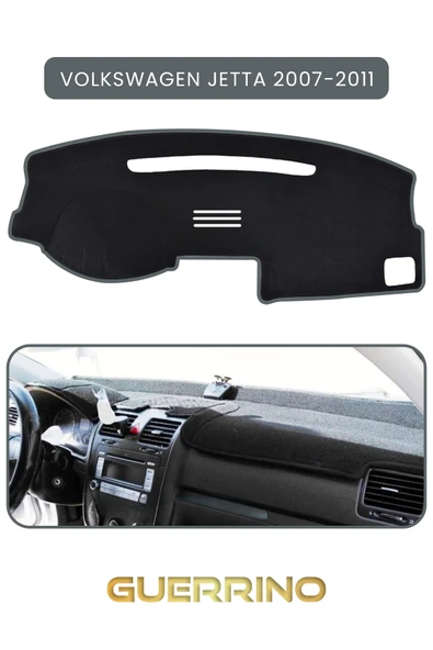 NEYA  VOLKSWAGEN Jetta (2007-2011)TORPİDO KORUMA HALISI GRİ KENAR