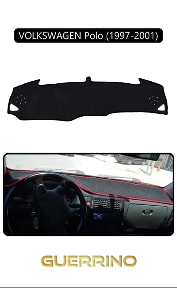 NEYA  VOLKSWAGEN Polo (1997-2001)TORPİDO KORUMA HALISI SİYAH KENAR ürün görseli 1
