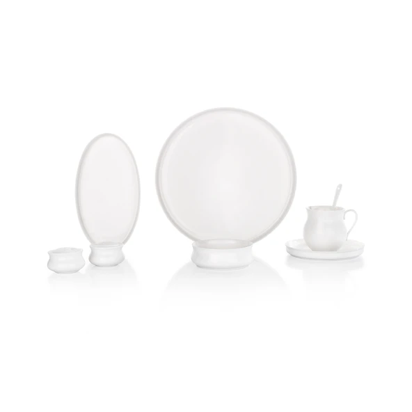 Schafer Superfine Bone Lumiere Kahvaltı Takımı 32 Parça-Beyaz - 4