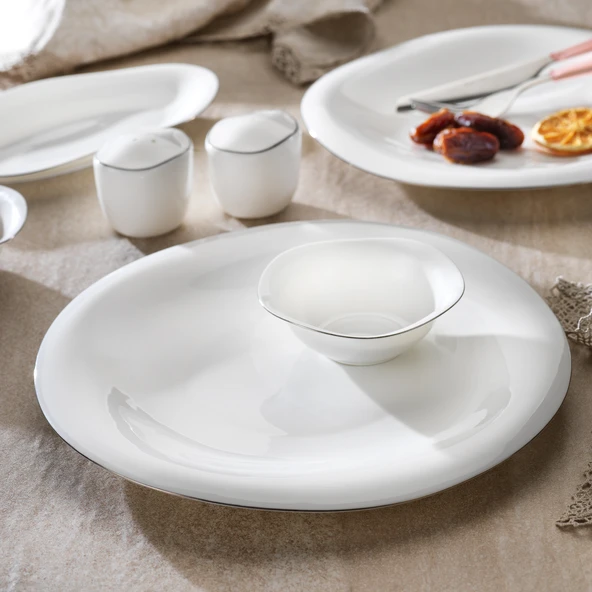 Schafer Superfine Bone Elixir Kahvaltı Takımı 32 Parça-Platin - 2