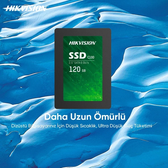 Hikvision 120Gb Ssd Disk Sata 3 Hs-Ssd-C100-120G 550Mb-420Mb Harddisk - 2