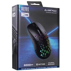 Altec Lansing ALGM7622 Beyaz USB Kablolu 6 Tuşlu Renkli Led Işıklı 8000DPI Gaming Oyuncu Mouse - 4