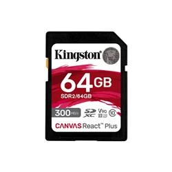 Kingston SDR2-64GB Canvas React Plus SDXC UHS-II 300R-260W U3 V90 for Full HD-4K-8K Hafıza Kartı - 3