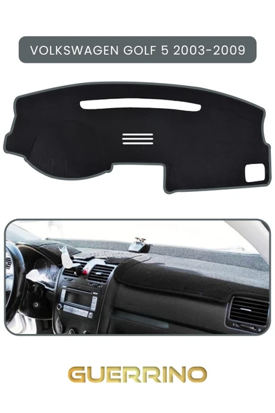 NEYA  VOLKSWAGEN Golf 5 (2003-2009)TORPİDO KORUMA HALISI GRİ KENAR ürün görseli 1