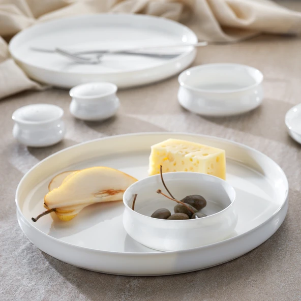 Schafer Superfine Bone Lumiere Kahvaltı Takımı 32 Parça-Beyaz - 2