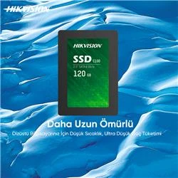 Hikvision 120Gb Ssd Disk Sata 3 Hs-Ssd-C100-120G 550Mb-420Mb Harddisk - 8