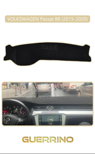 NEYA  VOLKSWAGEN Passat B 8 (2015-2020)TORPİDO KORUMA HALISI BEJ KENAR ürün görseli 1