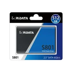 Ridata 512Gb Sata III (6Gb-s) S801 Read Up 520MB-s SSD Harddisk - 8