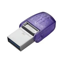 Kingston DTDUO3CG3-256GB DataTraveler microDuo 3C 200MB-s dual USB-A + USB-C Flash Bellek - 7
