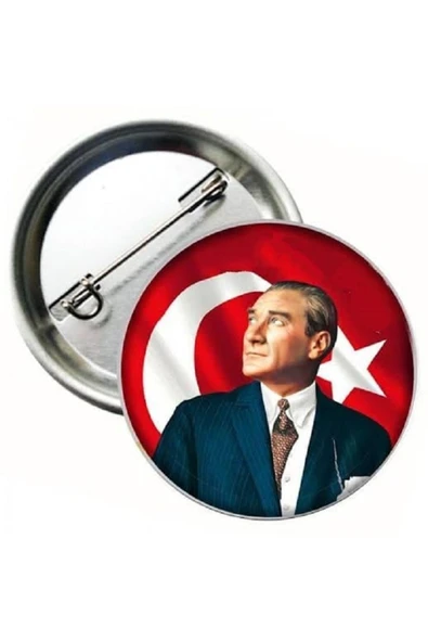 yıldızkurdelaankara ATATÜRK BUTON ROZET 20 ADET 58 MM ürün görseli