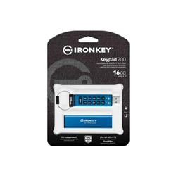 Kingston IKKP200-16GB 16GB IronKey Keypad 200, FIPS 140-3 Lvl 3 (Pending) Flash Bellek - 4