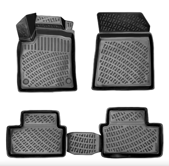 Rizline Renault Clio 5 3D Havuzlu Paspas 2019 Sonrası