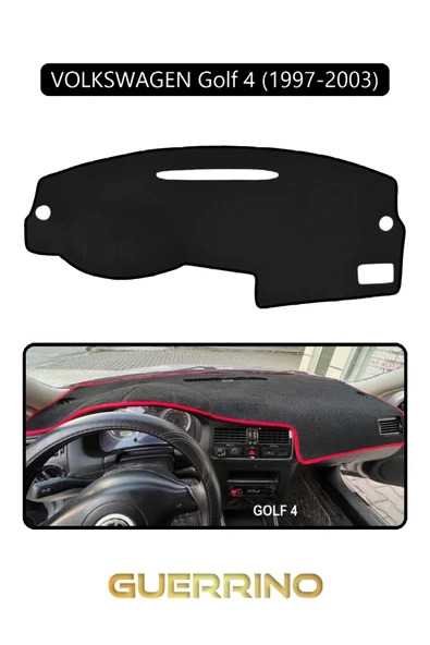 NEYA  VOLKSWAGEN Golf 4 (1997-2003) TORPİDO KORUMA HALISI SİYAH KENAR ürün görseli 1