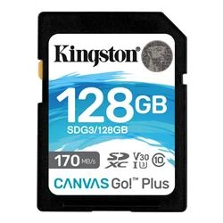 Kingston SDG3-128GB 128GB SDXC Canvas Go Plus 170R C10 UHS-I U3 V30 Hafıza Kartı - 3