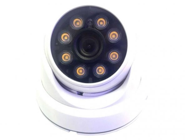 Ennetcam 3812 Starlight WARM LED 2.0 Megapiksel Dome AHD Güvenlik Kamerası