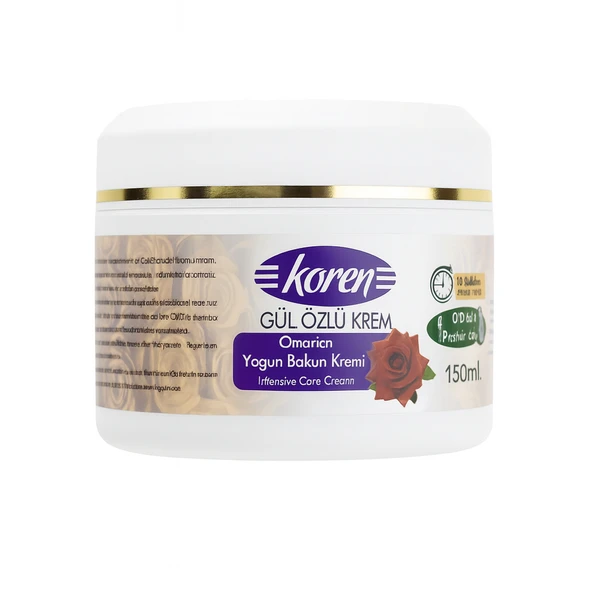 KOREN Gül Özlü Yoğun Nemlendirici ve Canlandırıcı Krem 150 ml - 3