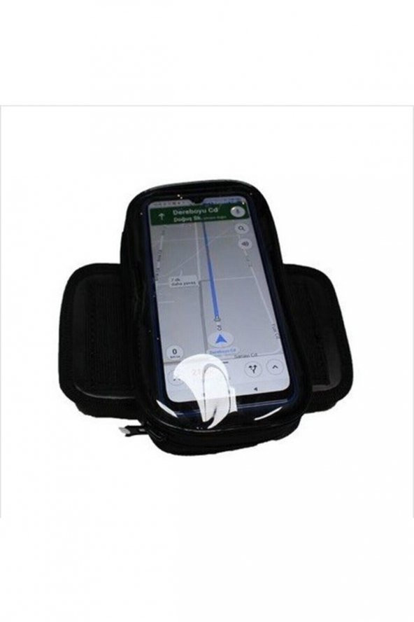 Motosiklet kola takılan telefon tutucu kol telefon tutucu su geçirmez - 2