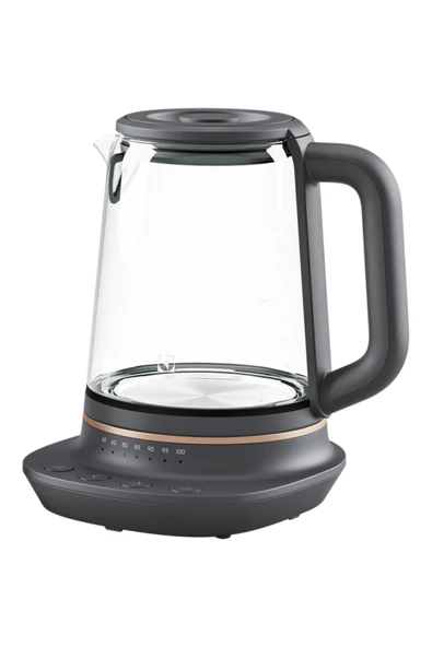 Electrolux Explore 7 E7GK1-8BP 2000 W 1,7 L Demlik Kutulu Cam Su Isıtıcısı Kettle - 6