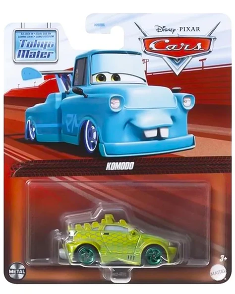 Cars Tekli Karakter Araçlar Komodo HVB02