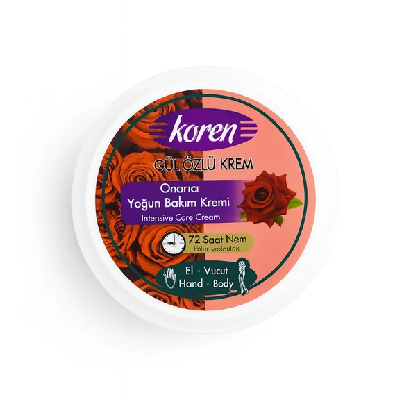 KOREN Gül Özlü Yoğun Nemlendirici ve Canlandırıcı Krem  150 ml - 2
