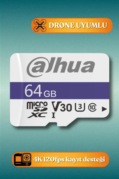 Dahua C100A 64GB MicroSDXC U3 Hafıza Kartı + SD Adaptör - 2