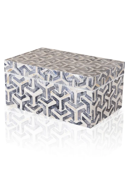 The Mia Sedef Dikdörtgen Kutu 25x16x12 cm TLC0087 ürün görseli 1