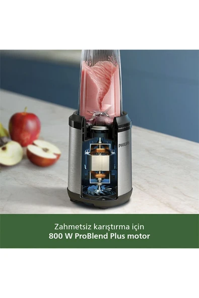 5000 Serisi Blender 800W, ProBlend Plus Teknolojisi, 0,7 Lt Kapasiteli Hazne, HR2764/00 - Resim 3