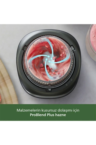 5000 Serisi Blender 800W, ProBlend Plus Teknolojisi, 0,7 Lt Kapasiteli Hazne, HR2764/00 - Resim 5