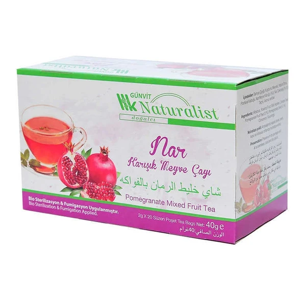 Narlı Karışık Meyve Çayı 20 Süzen Poşet - 2