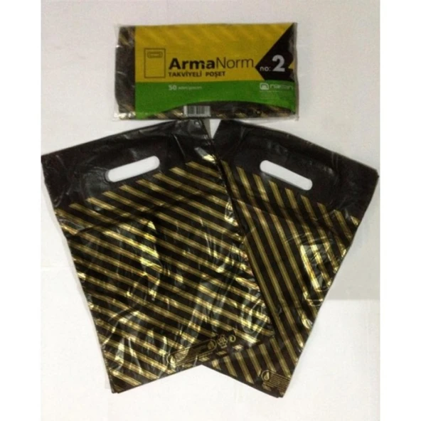 Aksan Plastik Takviyeli Çanta Taşıma Torbası Alışveriş Poşet 50 Adet No2 26x36cm