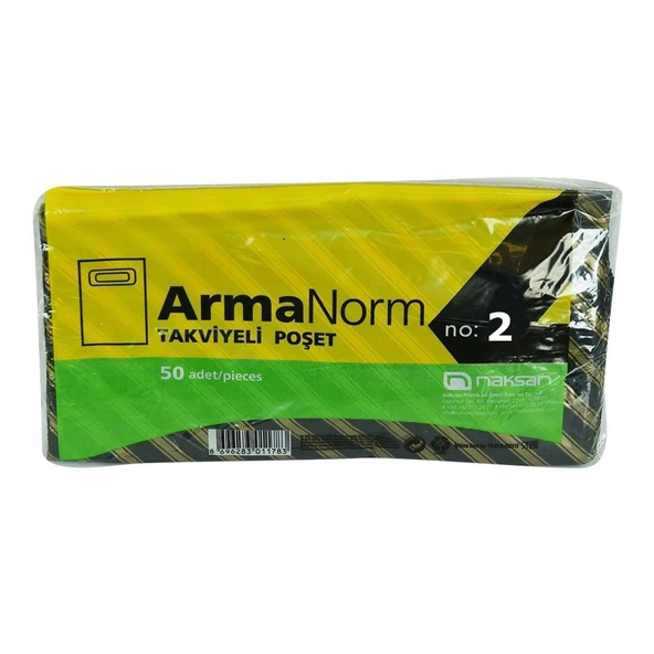 Aksan Plastik Takviyeli Çanta Taşıma Torbası Alışveriş Poşet 50 Adet No2 26x36cm - 2