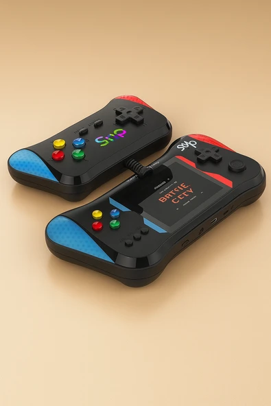 QASUL Yüksek Kalite Retro Süper Video Oyun Konsolu X7m 500in1 Taşınabilir Oyun Oyuncusu - 5