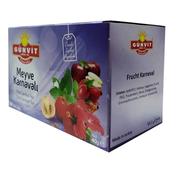 Meyve Karnavalı Karışık Çayı 20 Süzen Poşet - 3