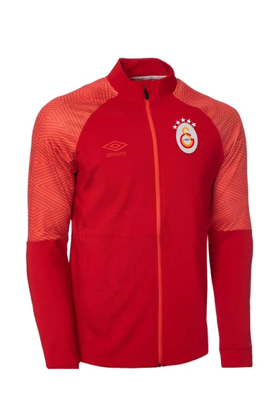 Galatasaray Orijinal Lisanslı Tam Fermuarlı 5 Yıldızlı Kırmızı Sweat - 5