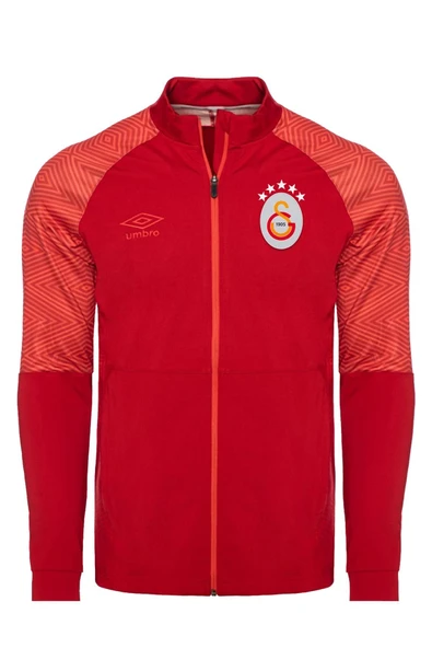 Galatasaray Orijinal Lisanslı Tam Fermuarlı 5 Yıldızlı Kırmızı Sweat - 4