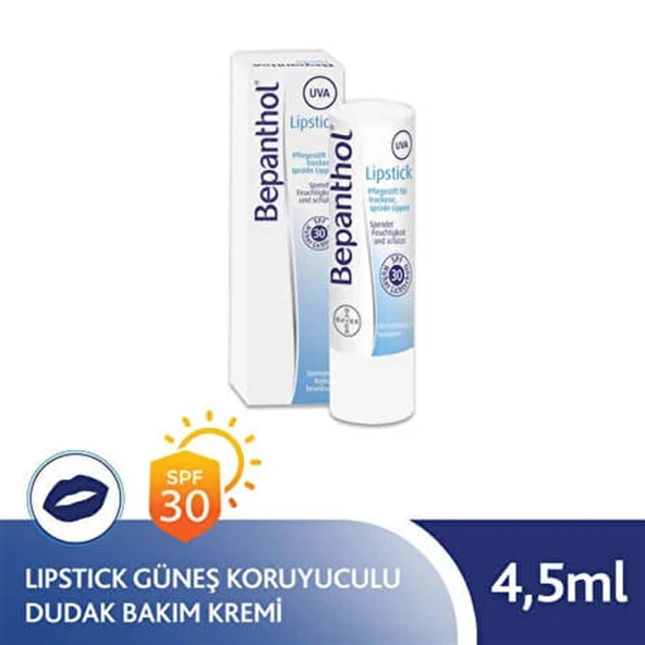 Bepanthol Lipstick Spf 30 Faktör 4,5 gr Dudak Bakım Kremi
