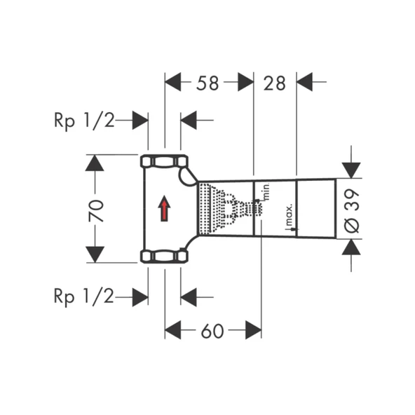 Hansgrohe Ankastre Stop Valf Sıva Altı - 2