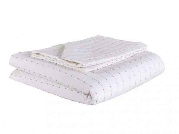 Dublin Çift Kişilik Kapitoneli Yatak Örtüsü Krem - 5